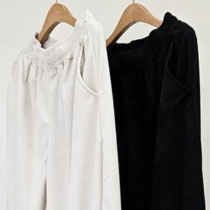 셀러허브 패션 이지밴딩코듀로이팬츠 410S982S 빅사이즈 여성의류