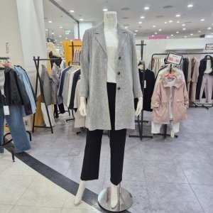 레노마레이디스 sh06 미니스타 체크 롱 자켓 미니스타 체크 롱 자켓 R2G21WJK_이미지