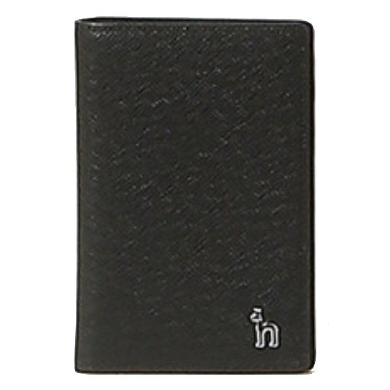 퍼피장식 소가죽 카드지갑 HJHO2F615BK