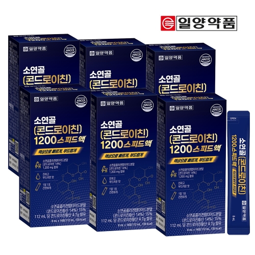 일양약품 소연골 콘드로이친1200 스피드액 8ml 14포 (6개)_이미지
