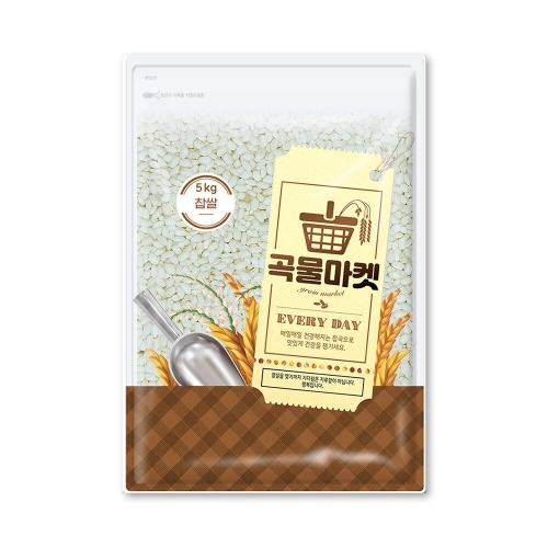 더프레시 곡물마켓 국내산 찹쌀 5kg