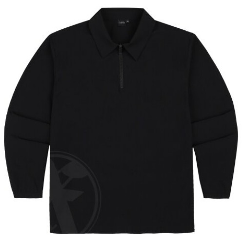 JDX골프 프린트 우븐 티셔츠 X4TLV1481BK