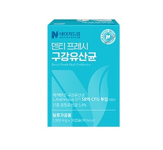 네이처드림 덴티 프레시 구강유산균 1000mg 30정 (6개)_이미지