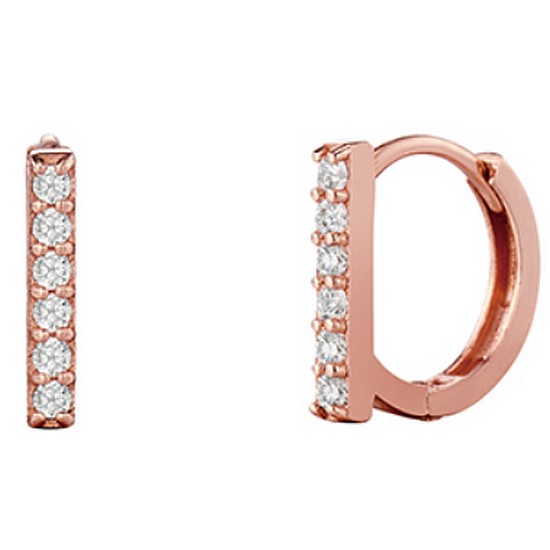 스톤헨지 실루엣 14K 원터치 귀걸이 U0044_이미지