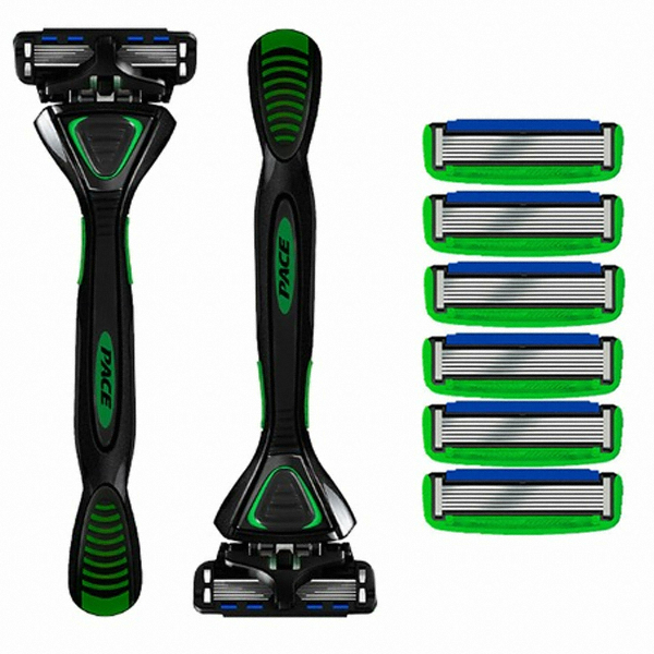 도루코 페이스6 + 면도날 (면도기2개+날6개)