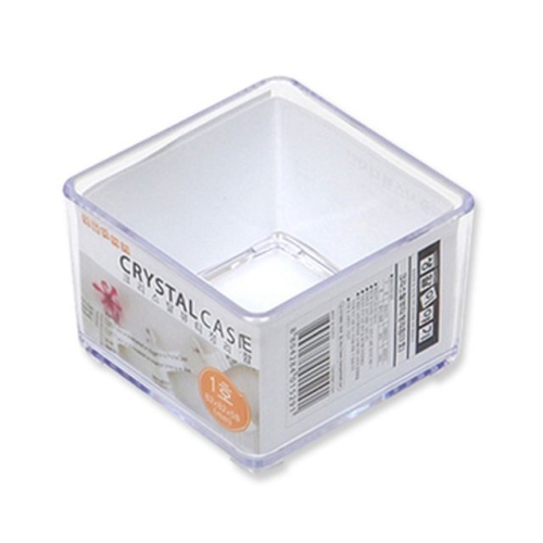 창신리빙 크리스탈뷰티정리함 1호 82x82x58mm/악세사리 화장대