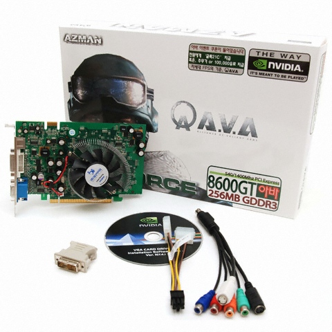 대산아이티 지포스 8600GT AZMAN 256MB 잘만 AVA_이미지