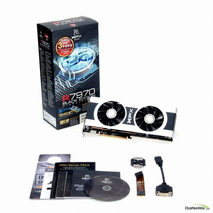 XFX 라데온 HD 7970 Black Edition OC D5 3GB GHOST/DD 디지탈그린텍_이미지