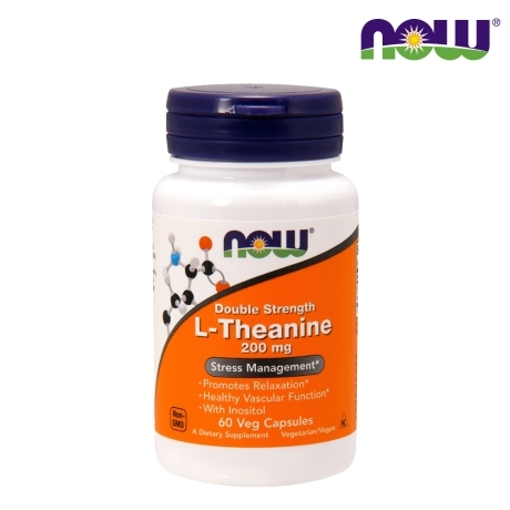 나우푸드 L-테아닌 200mg 60베지캡슐 (해외) (1개)_이미지