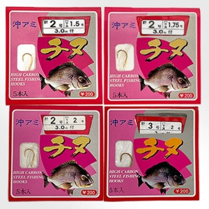HDF  해동조구 지누 감성돔 묶음바늘 오키아미 하이카본 낚시채비 갯바위 원투 치누