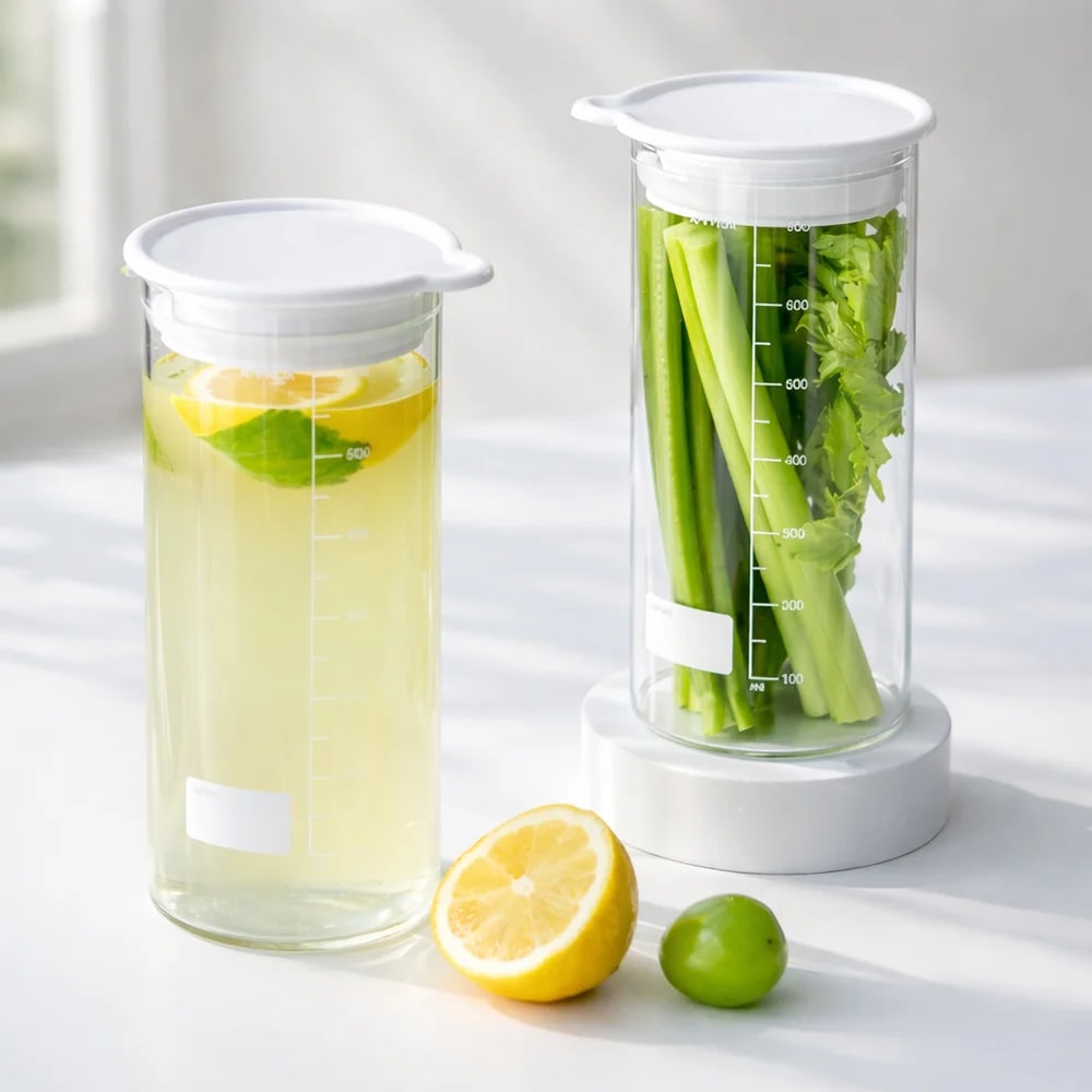 듀오 보틀 내열유리 밀폐용기 700ml