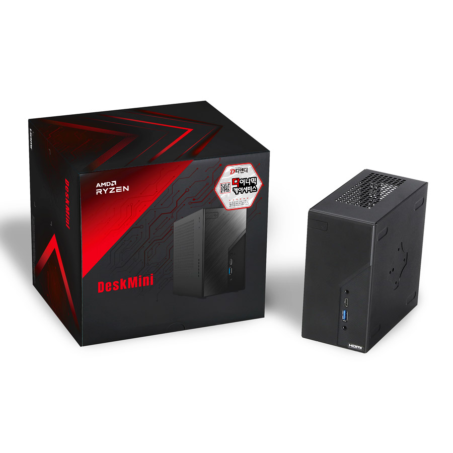 ASRock DeskMini X300/2.5G 120W VESA 패키지 디앤디컴이미지입니다. 누르면 해당 게시물로 새창이동합니다.