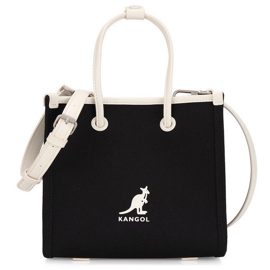 캉골 듀오 캔버스 토트백 Ⅱ 3913 (크림)_이미지