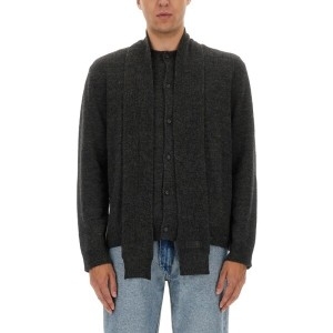 메종마르지엘라 MM6 울 블렌드 숄 칼라 가디건 SH0HP0010M13