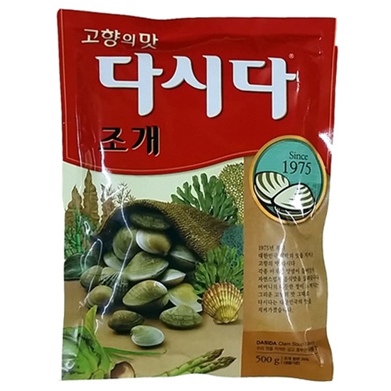 CJ제일제당 백설 다시다 조개 500g (5개)