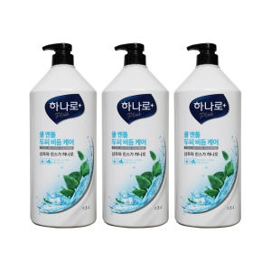 하나로 플러스 쿨 멘톨 비듬 케어 샴푸 1.5L (3개)_이미지