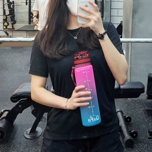 큐핏 1리터물통 비스프리 트라이탄물병 등산 캠핑 스포츠 헬스 쉐이크 대용량 보틀 Q01