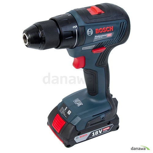보쉬 GSR 18V-55 + 100pcs 액세서리 세트 (2.0Ah, 배터리 2개)_이미지