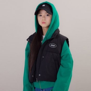 아이러브제이 G.페이니 크롭 패딩 조끼 GWFOU04_이미지