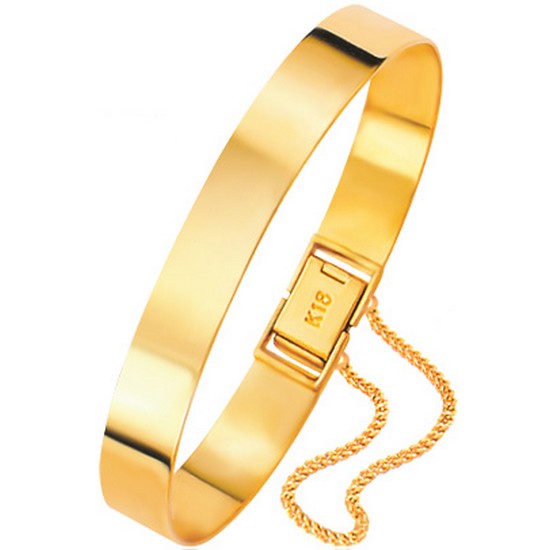 브리앙 18K 골드 플랫 뱅글 팔찌이미지입니다. 누르면 해당 게시물로 새창이동합니다.