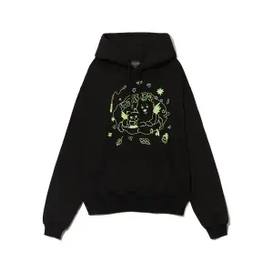 �������̺� ���ڹ��̺� �ĵ�Ƽ CATDOG IN SWEET HOME HOODIE BLACK 168547 M