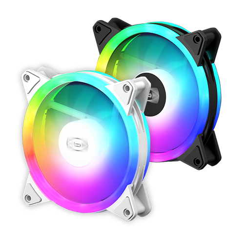 PCCOOLER CPS F3 T120 ARGB (3팩, 화이트)_이미지