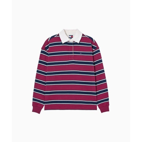 타미진스 TOMMY JEANS 릴랙스 플래그 럭비 티셔츠 T32G0TKT11TWT10E3 T32G0TKT11TWT10E3 156904