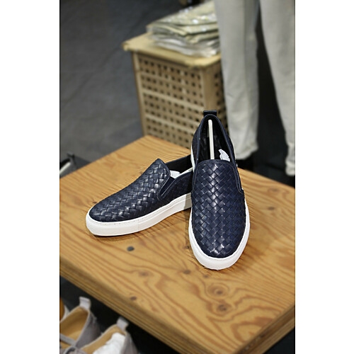 빠니깔레 우븐레더 네이비소가죽 슬립온 m-ifo05na_이미지