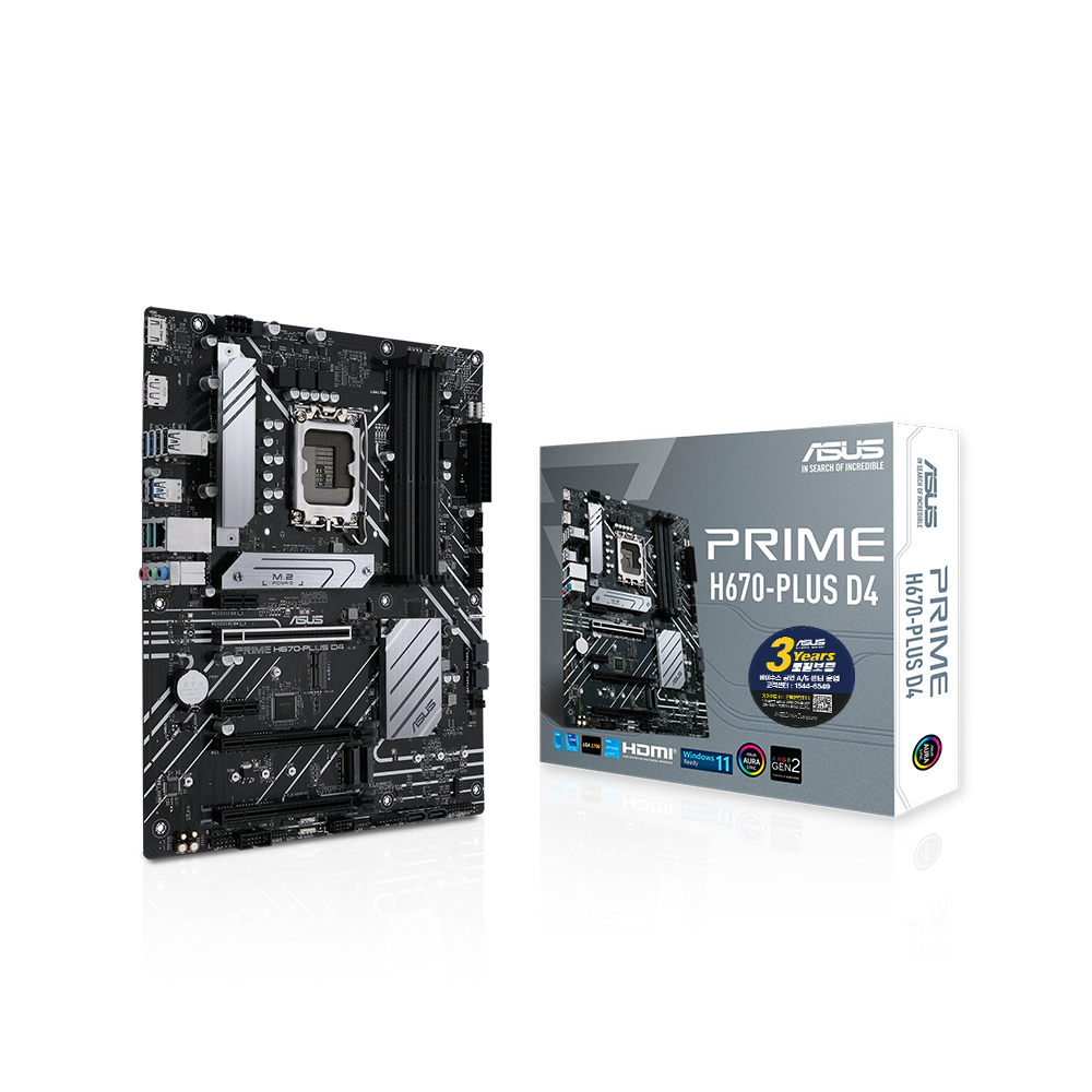 ASUS PRIME H670-PLUS D4 인텍앤컴퍼니