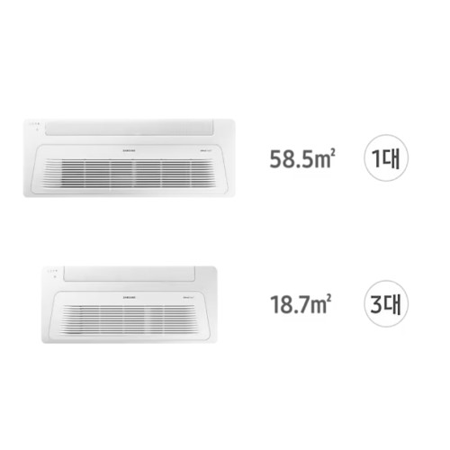 삼성전자 무풍에어컨 36평 5실(18+6+6+6평) 단배관 Wi-Fi 외장형 (기본설치비 포함)_이미지