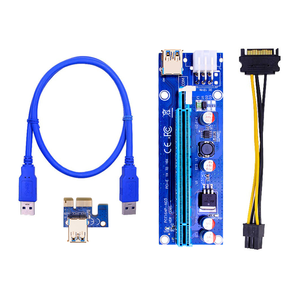 케이엘시스템 KLcom 채굴용 라이저카드 PCI-E 1x to 16x VER 009S