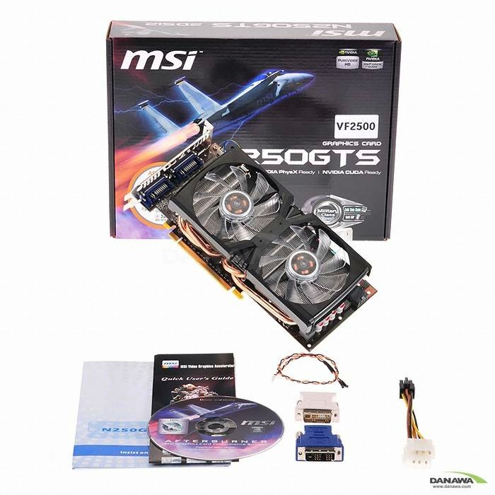 MSI ������ GTS250 N250GTS-2D512 ����Ŭ��3 512MB VF2500