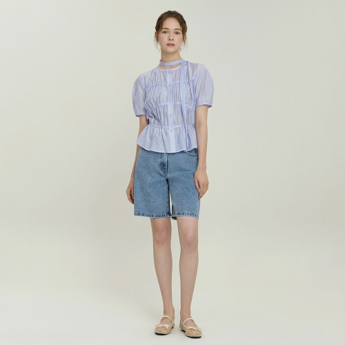  잇미샤 데님 버뮤다 팬츠 ITP6ZDP780