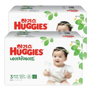 유한킴벌리 하기스 2021 네이처메이드 밴드형 3단계-공용 (104매)