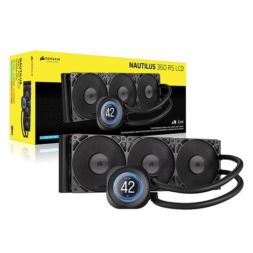 CORSAIR NAUTILUS 360 RS LCD (블랙)_이미지