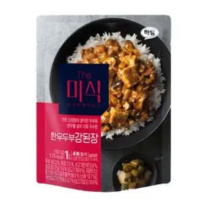 하림 더미식 덮밥소스 한우두부강된장 150g (3개)