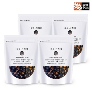두리두리 국산100% 볶은 서리태 150gx4개 검은콩 열풍로스팅