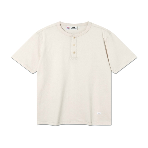 헨리넥 반팔 티셔츠 챠콜 LE2602ST18 CH