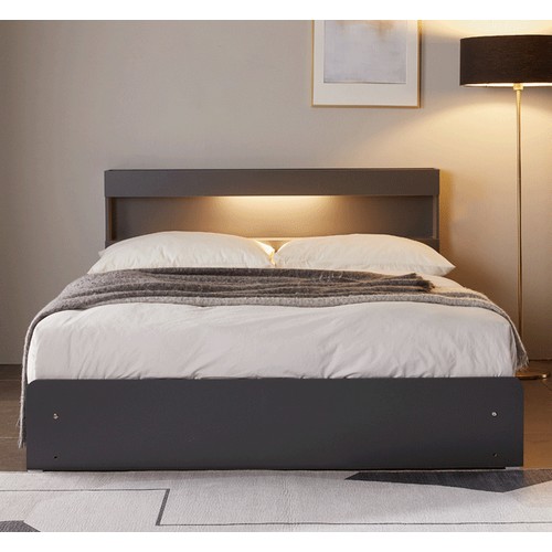 파로마 포마드 멀티수납 LED침대 SS (매트별도)_이미지