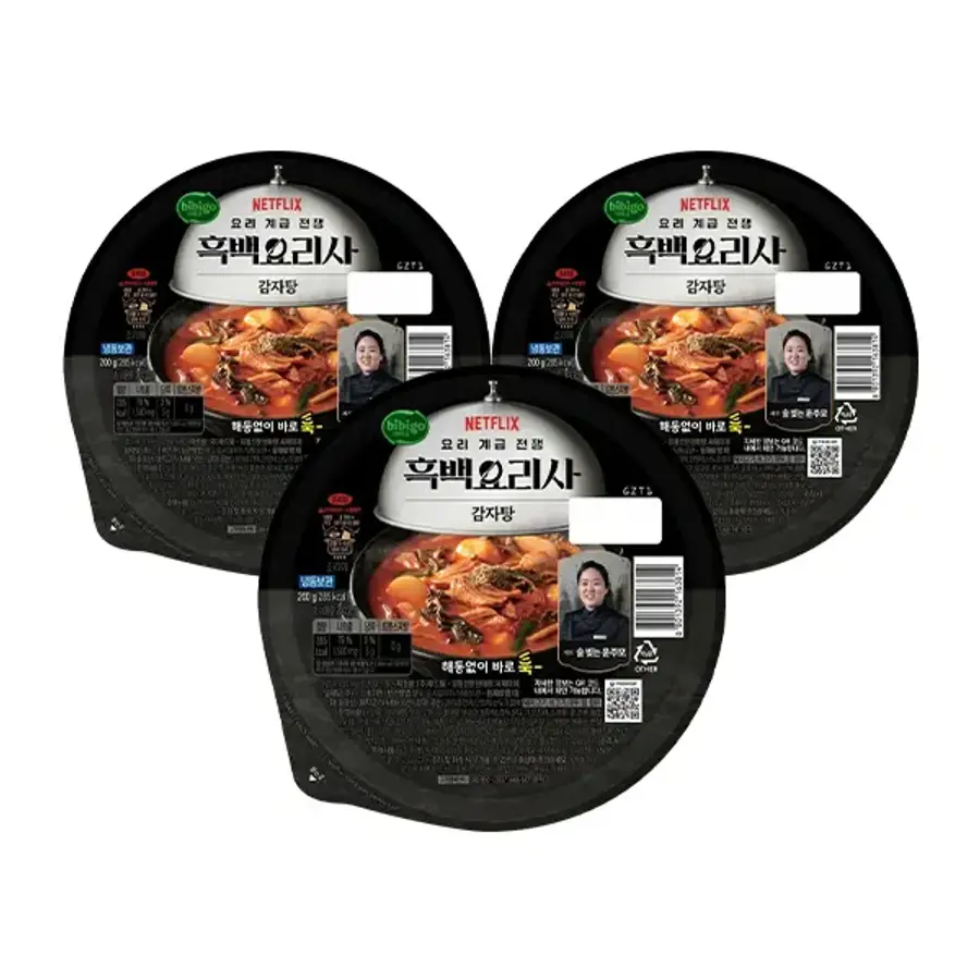 CJ제일제당 비비고 흑백요리사 술 빚는 윤주모의 감자탕 200g (3개)_이미지