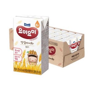매일유업 요미요미 안심아이차 보리 125ml (1개)_이미지