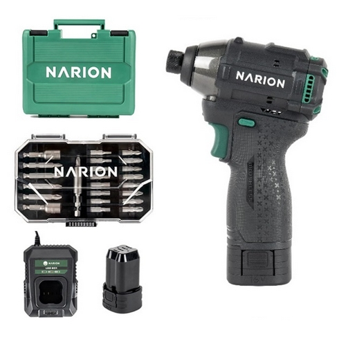 나리온 16.8V 충전 임팩트 드라이버 NJ-160 (2.0Ah, 배터리 2개)_이미지