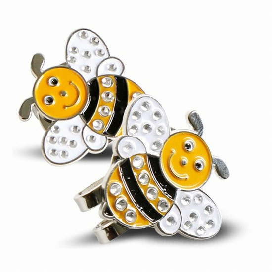 꿀벌 모양 디자인 골프 큐빅 볼마커