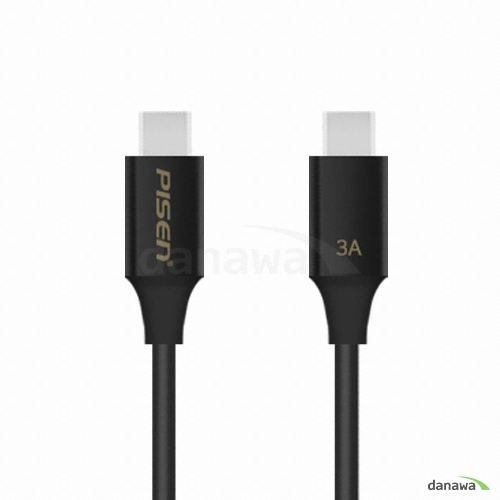 피센 C to C타입 충전 케이블 (TCC04-1000) (1m)_이미지