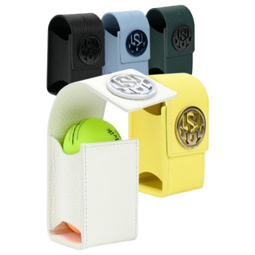 세븐힐스 모르비도 이태리 천연 가죽 2구 볼파우치+볼마커