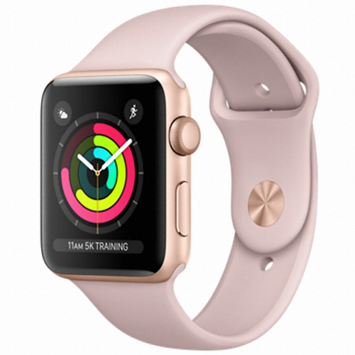 APPLE 워치 시리즈3 42mm 골드 알루미늄 (스포츠밴드)