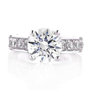 하나다이아몬드 GIA 2캐럿 천연다이아몬드 14k 18k 결혼 웨딩 예물 반지 엘리시아 베시 HNDR2C203