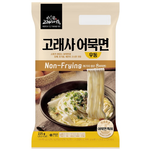 고래사어묵 고래사 어묵면 우동 225g (1개)