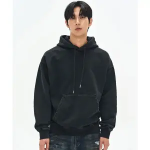 피그먼트 소버먼트 SOVERMENT 980G 컷 후드-워시드 블랙pdH-08 517685_이미지