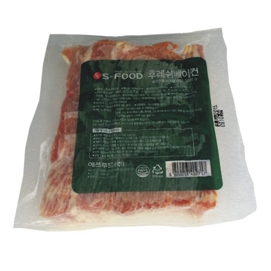에쓰푸드 후레쉬 베이컨 1kg (5개)
